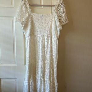 Draper James Ivory Lace Dress